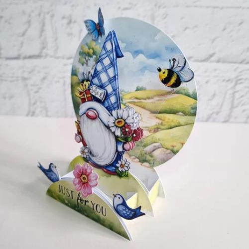 Katy Sue Designs Garden Gnomes Pop Up Card Making Kit (17-10085GNM)