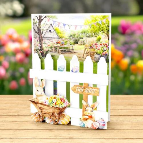 Katy Sue Designs Spring Garden Picket Fence Card Making Kit (17-10097SGP)
