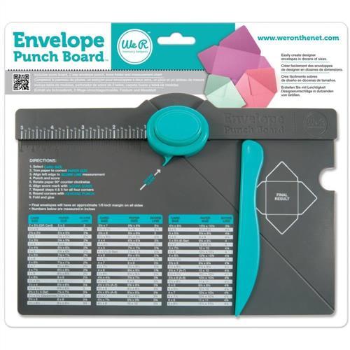 We R Memory Keepers Envelope Punch Board 6.75"X10.5" - Postage as per Actual