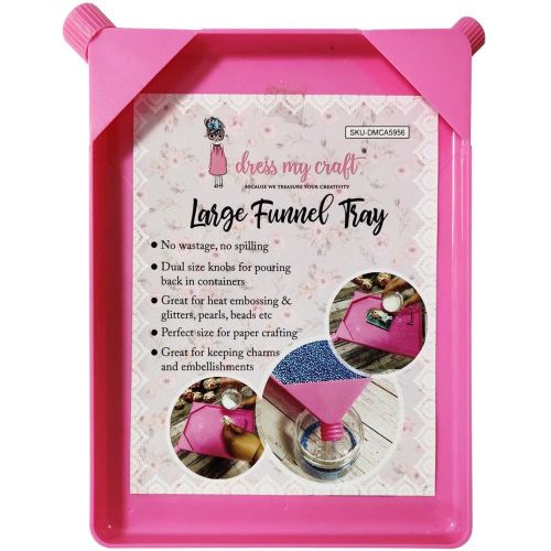 Dress My Craft Large Funnel Tray 9.84"X6.45"