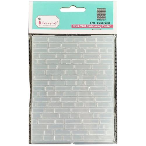 Dress My Craft - Brick Wall Embossing Folder