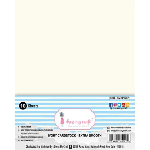 Dress My Craft - Ivory Cardstock- Extra smooth