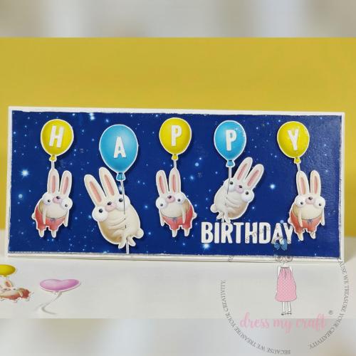 Dress My Craft - Transfer Me - Chickoo & Friends