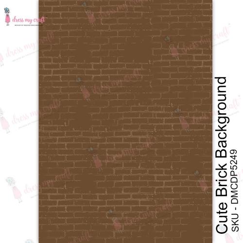 Dress My Craft - Transfer Me - Cute Brick Background