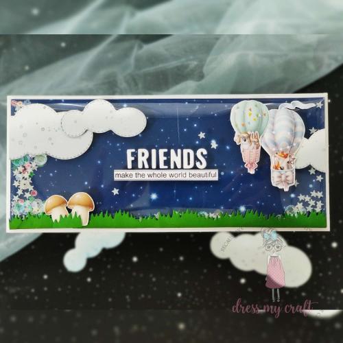 Dress My Craft - Transfer Me - Star Background