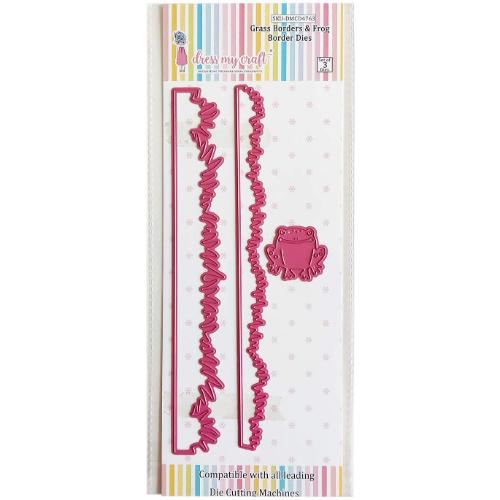 Dress My Craft - Grass Boder & Frog Dies