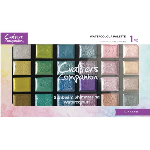 Crafter's Companion Shimmer Watercolour Palette Sunbeam - Postage as per Actual