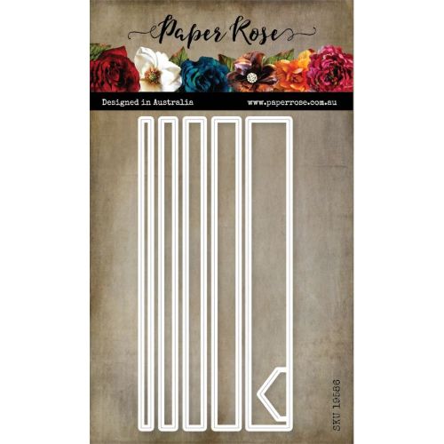 Paper Rose Studio - Sentiment Strips Metal Cutting Die