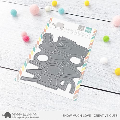 Mama Elephant - Big Snow Much Love - Creative Cuts
