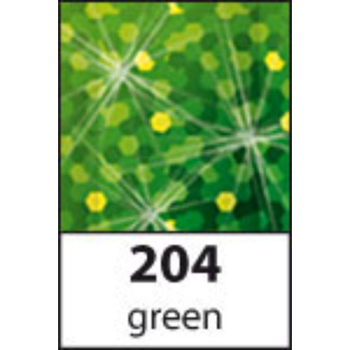 Straight Peel-Off Stickers 10√ó23 cm - Holographic Green - 204