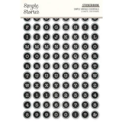 Simple Stories Simple Vintage Essentials Sticker Book (1300pcs) (20420)