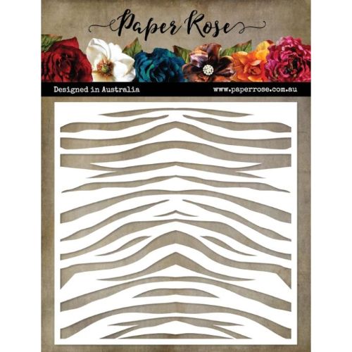Paper Rose Studio - Tiger Pattern 6x6" Stencil