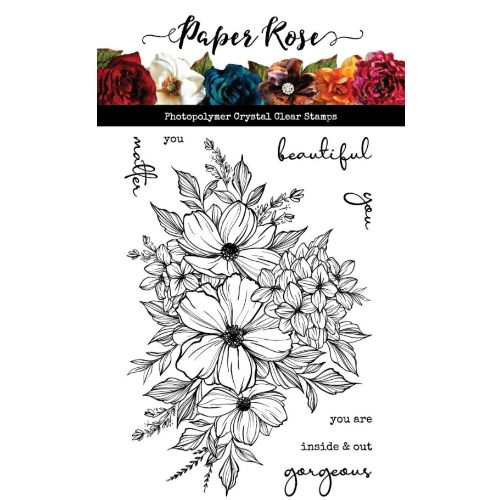 Paper Rose Studio - Milly's Bouquet Clear Stamp Set