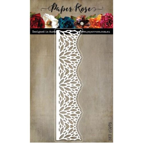 Paper Rose Studio - Layered Pinwheel Lace Border Metal Cutting Die