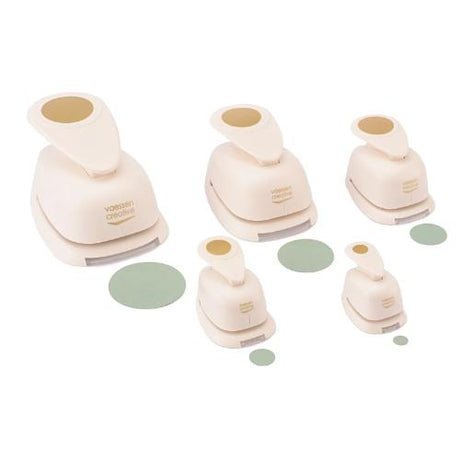 Vaessen Creative - Craft Punch Set Circles 5pcs - Postage as per Actual