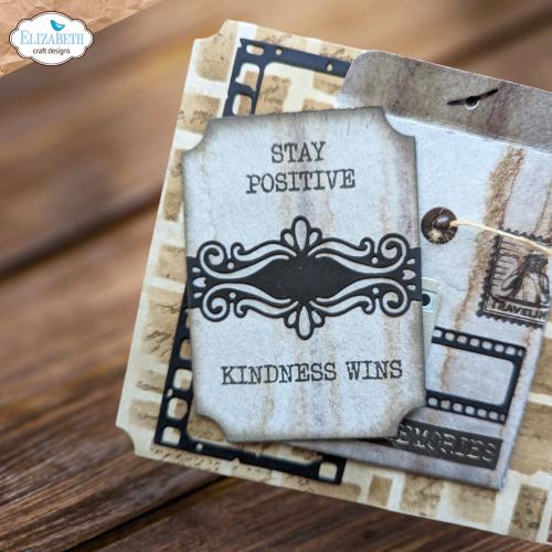 Elizabeth Craft Designs Remember Moments Dies Classic ATC (2161)