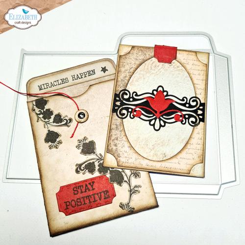 Elizabeth Craft Designs Remember Moments Dies Classic ATC (2161)