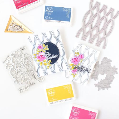 Pinkfresh Studio - Twist Pattern press plate