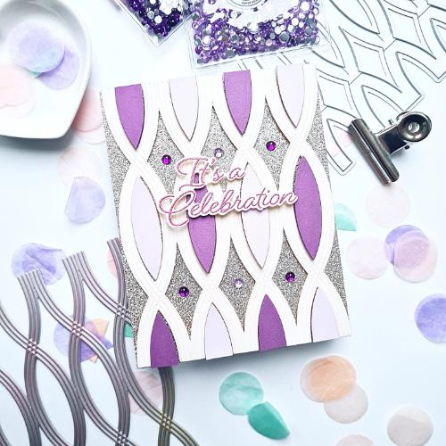 Pinkfresh Studio - Twist Pattern press plate