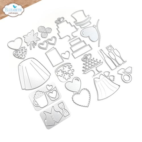Elizabeth Craft Designs Dies Valentines and Wedding Accessories (2207)