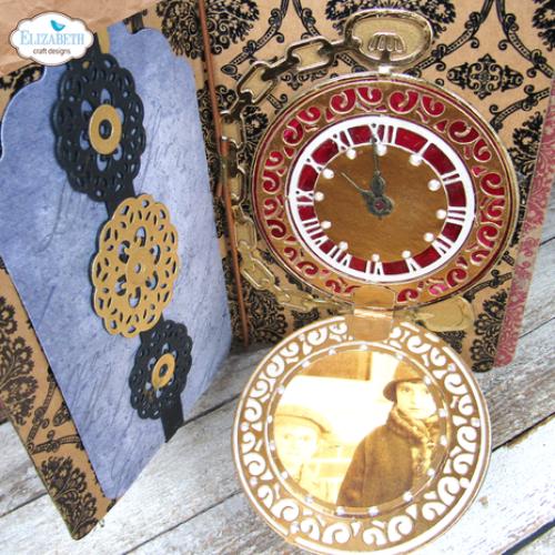 Elizabeth Craft Designs Mr. & Mrs. Dies Gentleman's Timepiece (2239)