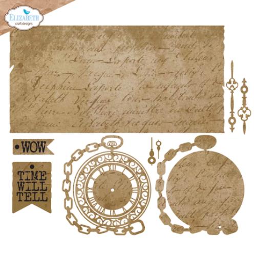 Elizabeth Craft Designs Mr. & Mrs. Dies Gentleman's Timepiece (2239)