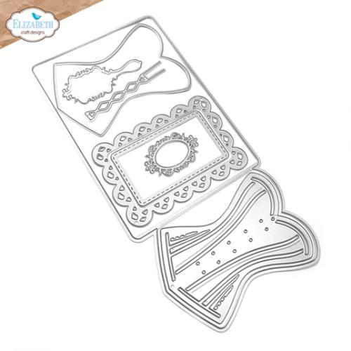 Elizabeth Craft Designs Mr. & Mrs. Dies Laced Up (2240)