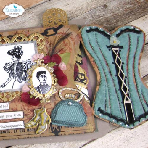Elizabeth Craft Designs Mr. & Mrs. Dies Laced Up (2240)