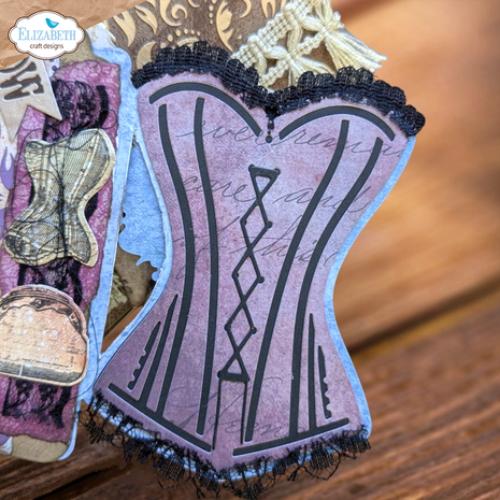 Elizabeth Craft Designs Mr. & Mrs. Dies Laced Up (2240)