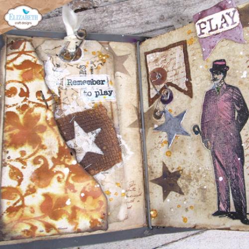 Elizabeth Craft Designs Mr. & Mrs. Dies Playful Grunge (2241)