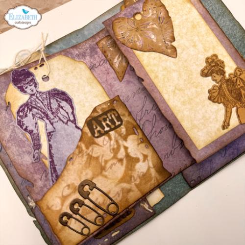 Elizabeth Craft Designs Mr. & Mrs. Dies Playful Grunge (2241)