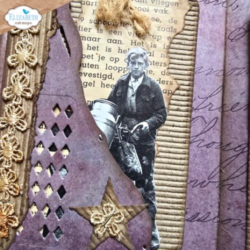 Elizabeth Craft Designs Mr. & Mrs. Dies Playful Grunge (2241)