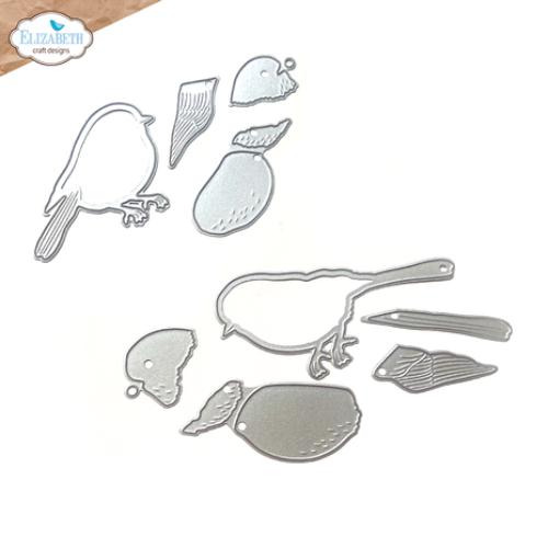 Elizabeth Craft Designs Spring Blossom Die Chickadee (2247)