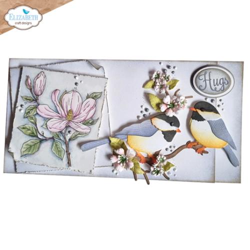 Elizabeth Craft Designs Spring Blossom Die Chickadee (2247)