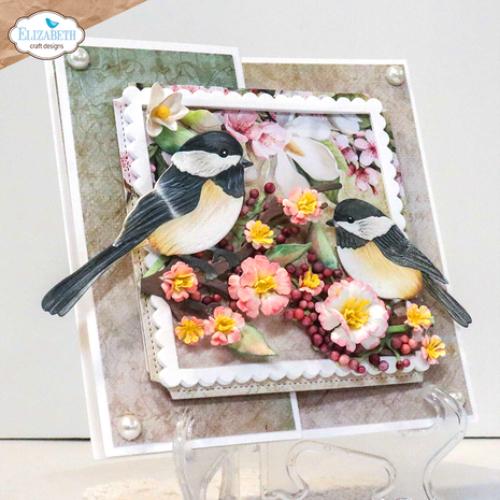 Elizabeth Craft Designs Spring Blossom Die Chickadee (2247)