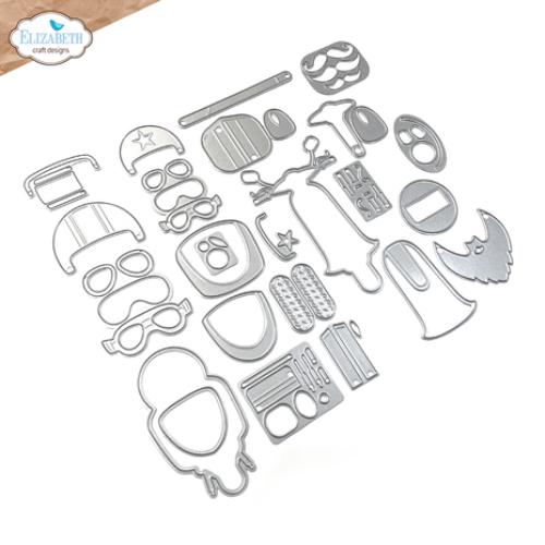 Elizabeth Craft Designs Good Times Die Scooter with Sidecar (2259)