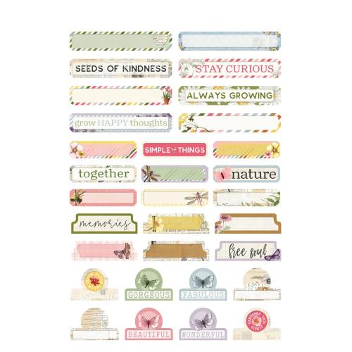 Simple Stories Simple Vintage Meadow Flowers Sticker Book (22626)