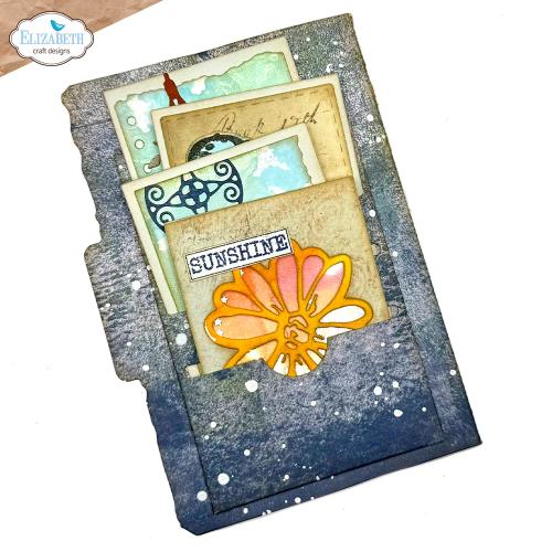 Elizabeth Craft Designs - Floral slots file folder Die Set