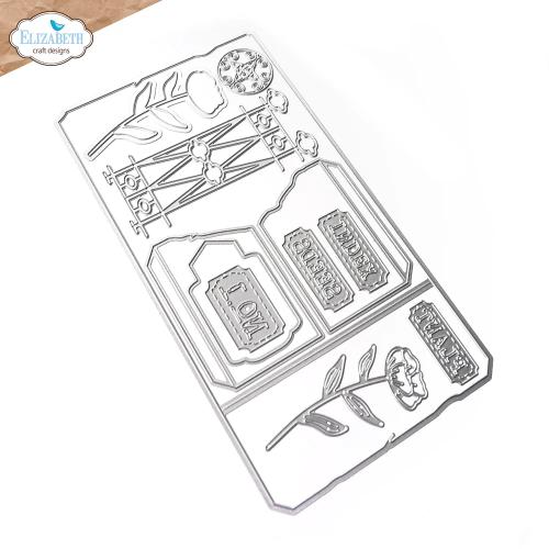Elizabeth Craft Designs - Plant index folder Die Set
