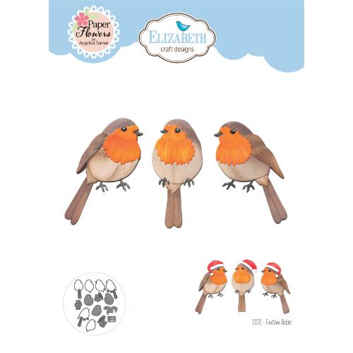 Elizabeth Craft Designs - Festive Robin Die Set