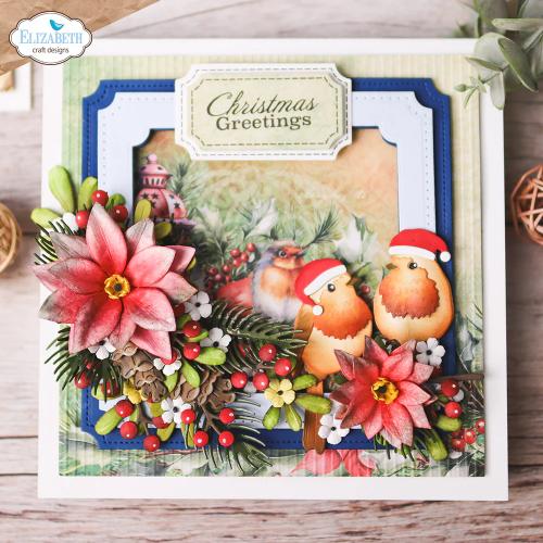 Elizabeth Craft Designs - Festive Robin Die Set