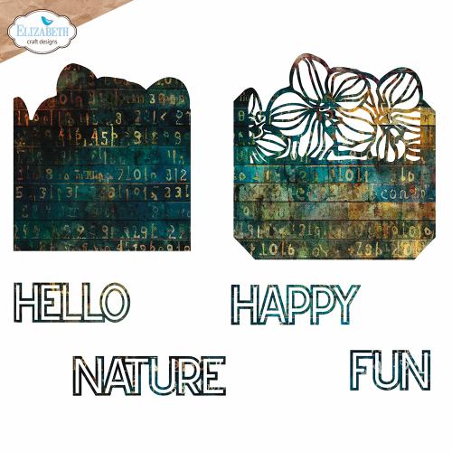 Elizabeth Craft Designs - Pocket with flowers Die Set