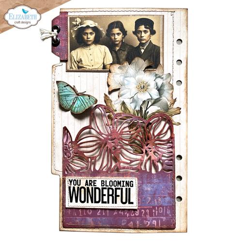 Elizabeth Craft Designs - Pocket with flowers Die Set