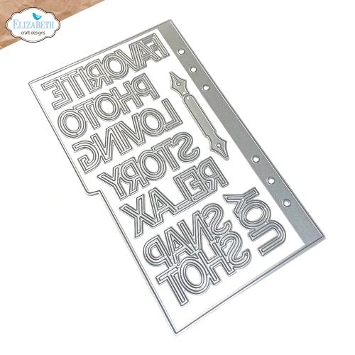 Elizabeth Craft Designs - Page with large tab 1 Die Set