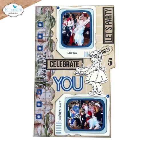 Elizabeth Craft Designs - Page with large tab 1 Die Set