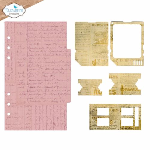 Elizabeth Craft Designs - Page with large tab 2 Die Set