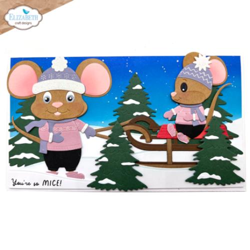 Elizabeth Craft Designs - Winter Scenery Accessories Dies