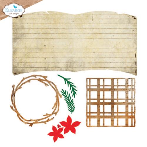 Elizabeth Craft Designs - Book of Christmas Square Dies