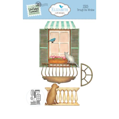 Elizabeth Craft Designs Romantic Revival Die Through the Window (2302)