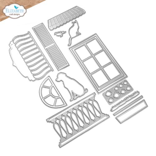 Elizabeth Craft Designs Romantic Revival Die Through the Window (2302)